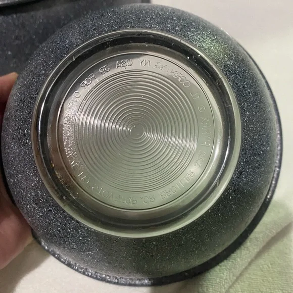 PYREX Nesting Mixing Bowls 4 Piece Speckled Granite Clear Bottom - Picture 6 of 6